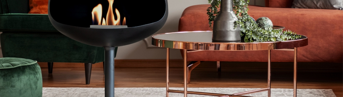 Cocoon Pedestal Fireplace