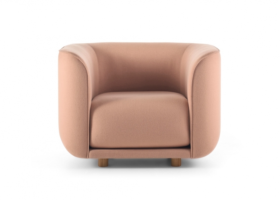 Fat Tulip arm chair designed by Adam Goodrum, Nau fat tulip arm chair 