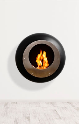 cocoon fires vellum wall mounted bioethanol fireplace