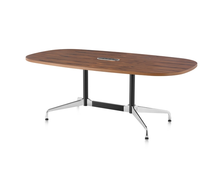 Eames Table with Segmented Base designed by Ray and Charles Ray for Herman Miller, Herman Miller Eames Segmented Table