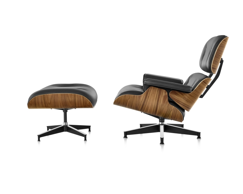 Eames Lounge and Ottoman designed by Charles and Ray Eames for Herman Miller, Herman Miller Eames Lounge, 