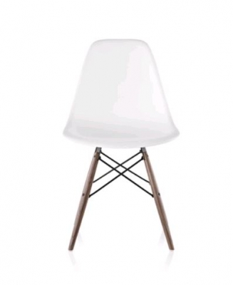 Eames Moulded Plastic Chair Dowel Base, Eames Dowel Base Chair, Eames DSW 