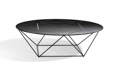 Joco side table designed by EOOS for Walter Knoll, Walter Knoll joco coffee table, Walter Knoll side table with laser cut details