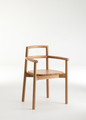 Fable dining chair designed by Ross Didier, Didier fable oak dining chair, Fable Oak dining chair by Didier 