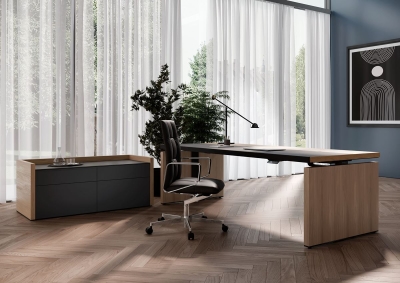Mono V Desk by Walter Knoll, designed by Wolfgang C. R. Mezger